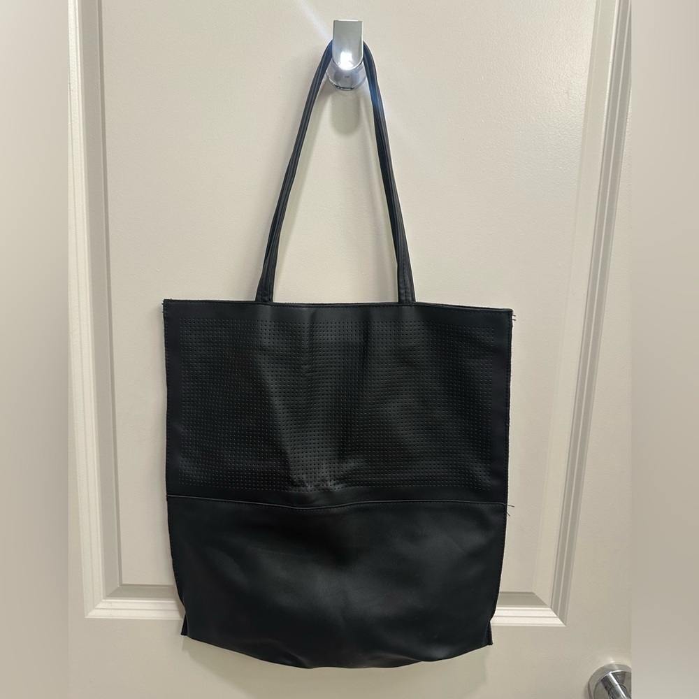 Elegant Black Tote Bag
